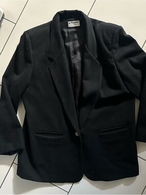 Vintage- Alfred Dunner- Women's Black Blazer- Size 16